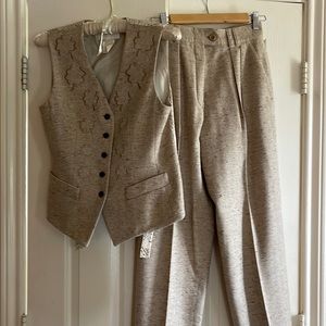 Escada Margaretha Ley Pants Suit with vest